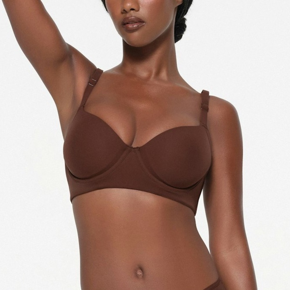 SKIMS Brown Underwire Bra